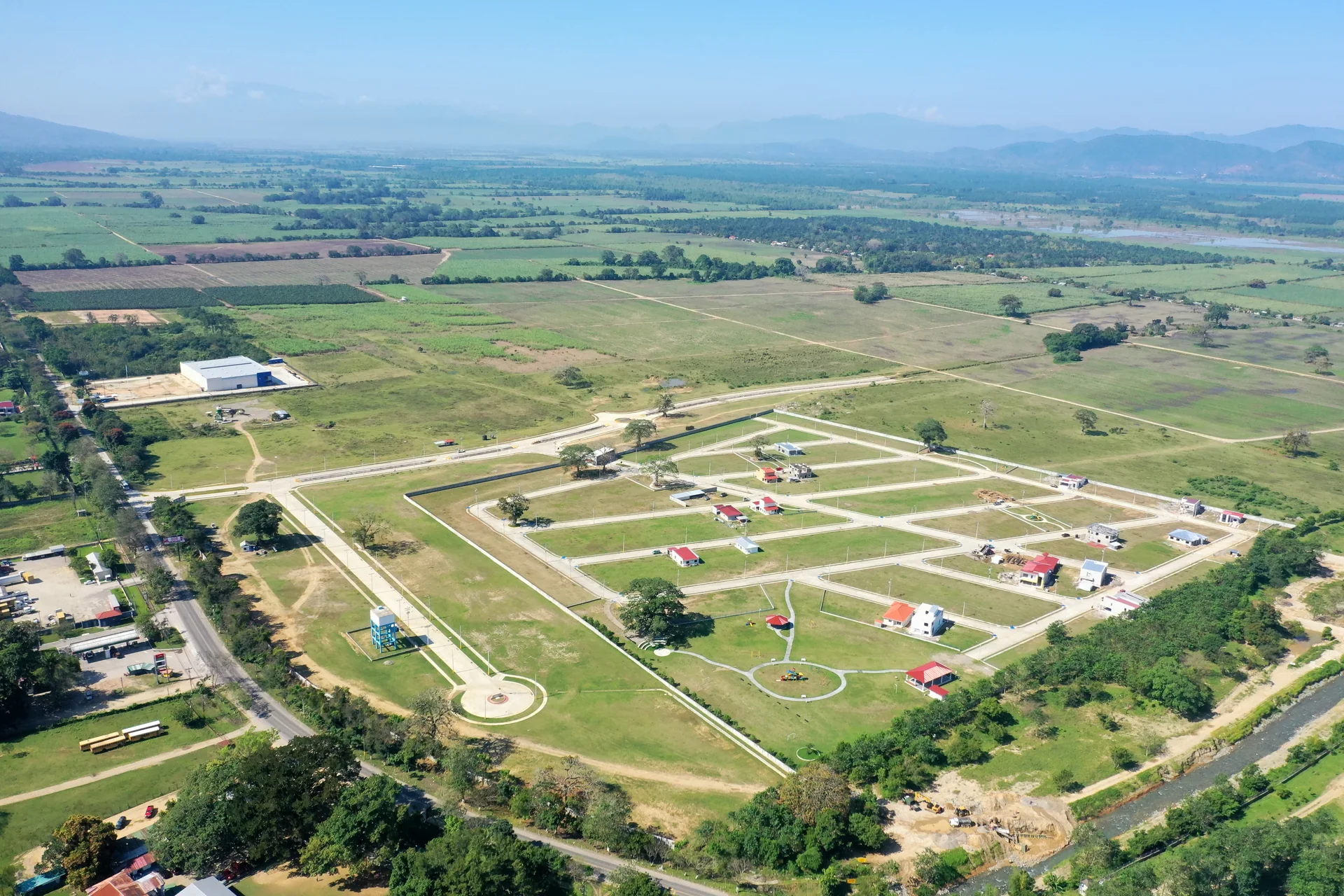 Vista aérea de Distrito Sur, El Progreso