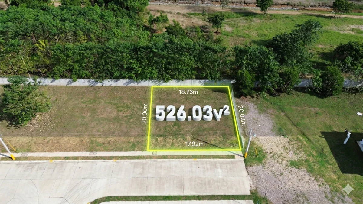 Plano del lote 17, bloque N de Residencial Los Prados