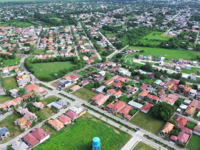 vista aerea jardines de la perla el progreso yoro hodnuras zona residencial 